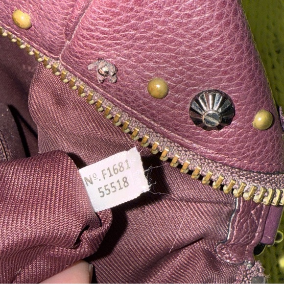 Coach Primrose Satchel In Willow Floral Oxblood Multi Color Flower - Picture 8 of 16